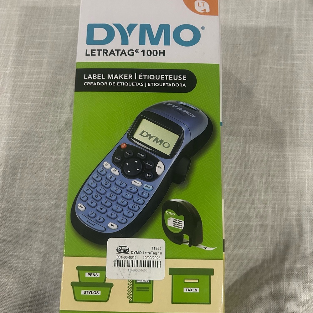 DYMO LetraTag 100H Label Maker - Black and Blue